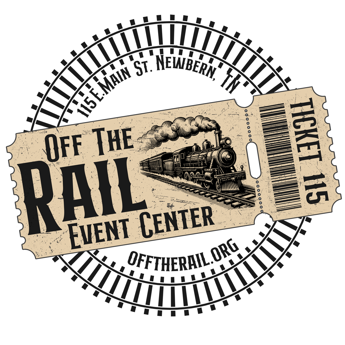 Off the Rail Event Center Logo